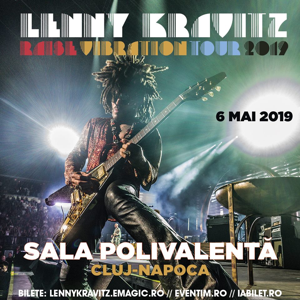 Concert Lenny Kravitz la Cluj-Napoca 2019