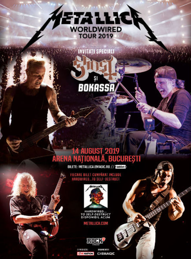 Concert Metallica la Bucuresti 2019