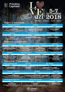 Teatru, muzică, film și dans la #LoveisintheArt 2018. Accesul la toate spectacolele este gratuit, în limita locurilor disponibile ➡️Program: https://bit.ly/2OtaN7f ➡️Rezervări: https://bit.ly/2zM6lIB * La spectacolele care nu apar în lista de rezervări, vă rugăm să vă adresați direct locațiilor unde se desfășoară aceste evenimente.